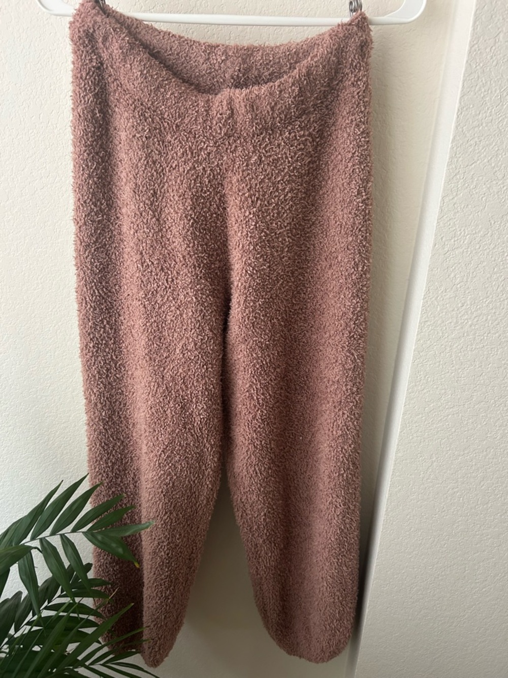 Skims Cozy Knit Jogger in Rose